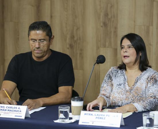 Autoridades del evento en rueda de prensa