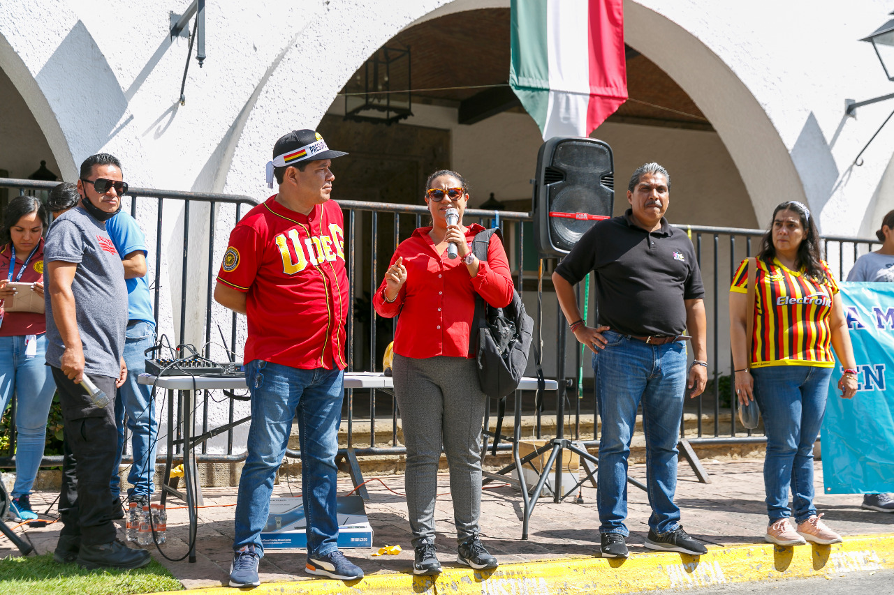 Participantes en contingente caminata por la autonomía Caminata por la Autonomía, la Educación y la Salud