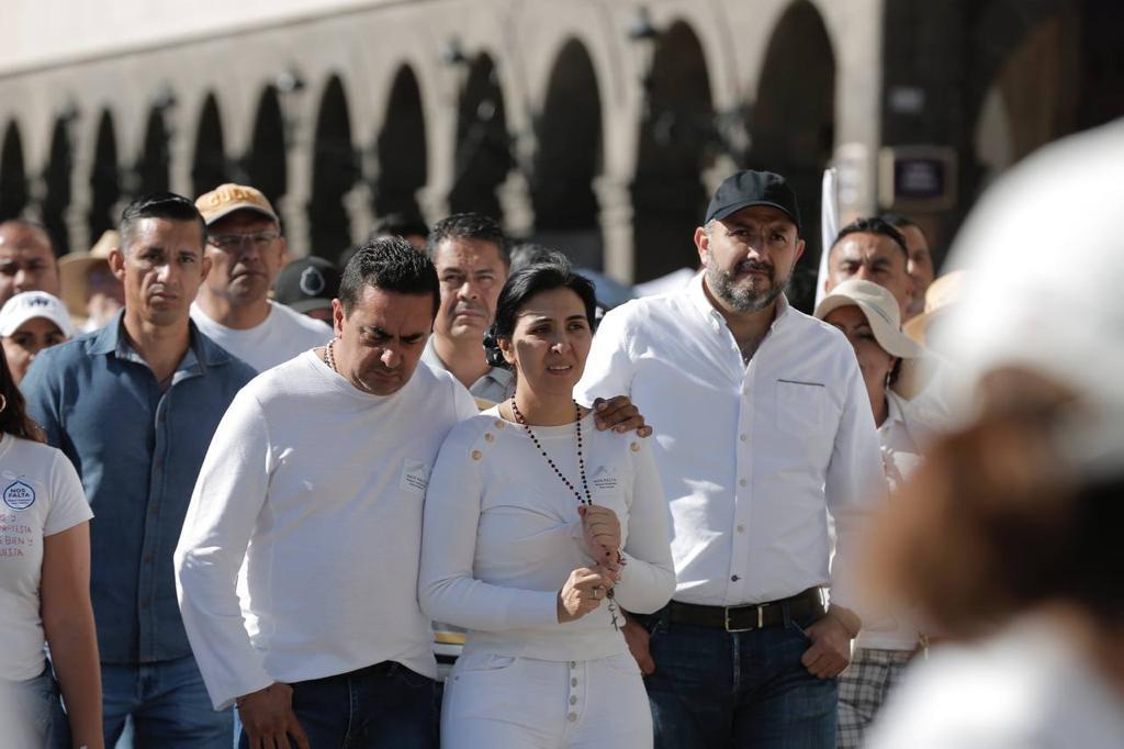 Participantes de marcha