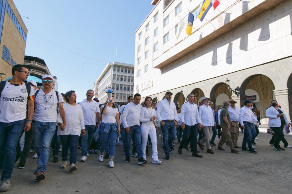 Participantes de marcha