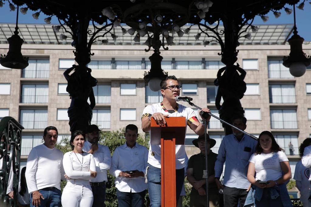 Participantes de marcha