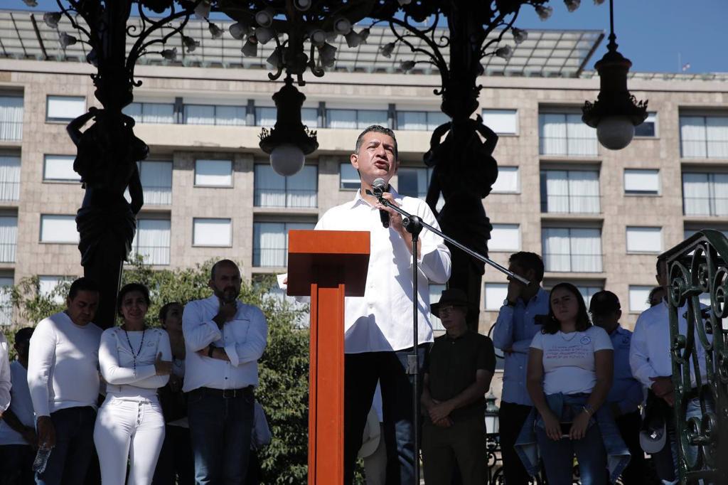 Participantes de marcha