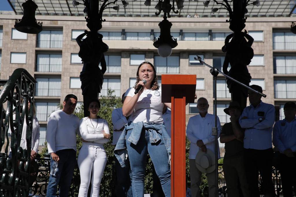 Participantes de marcha