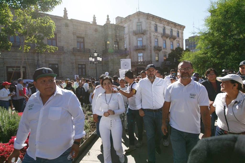 Participantes de marcha