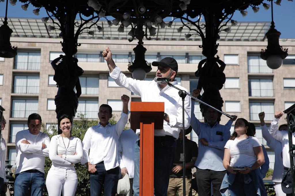 Participantes de marcha