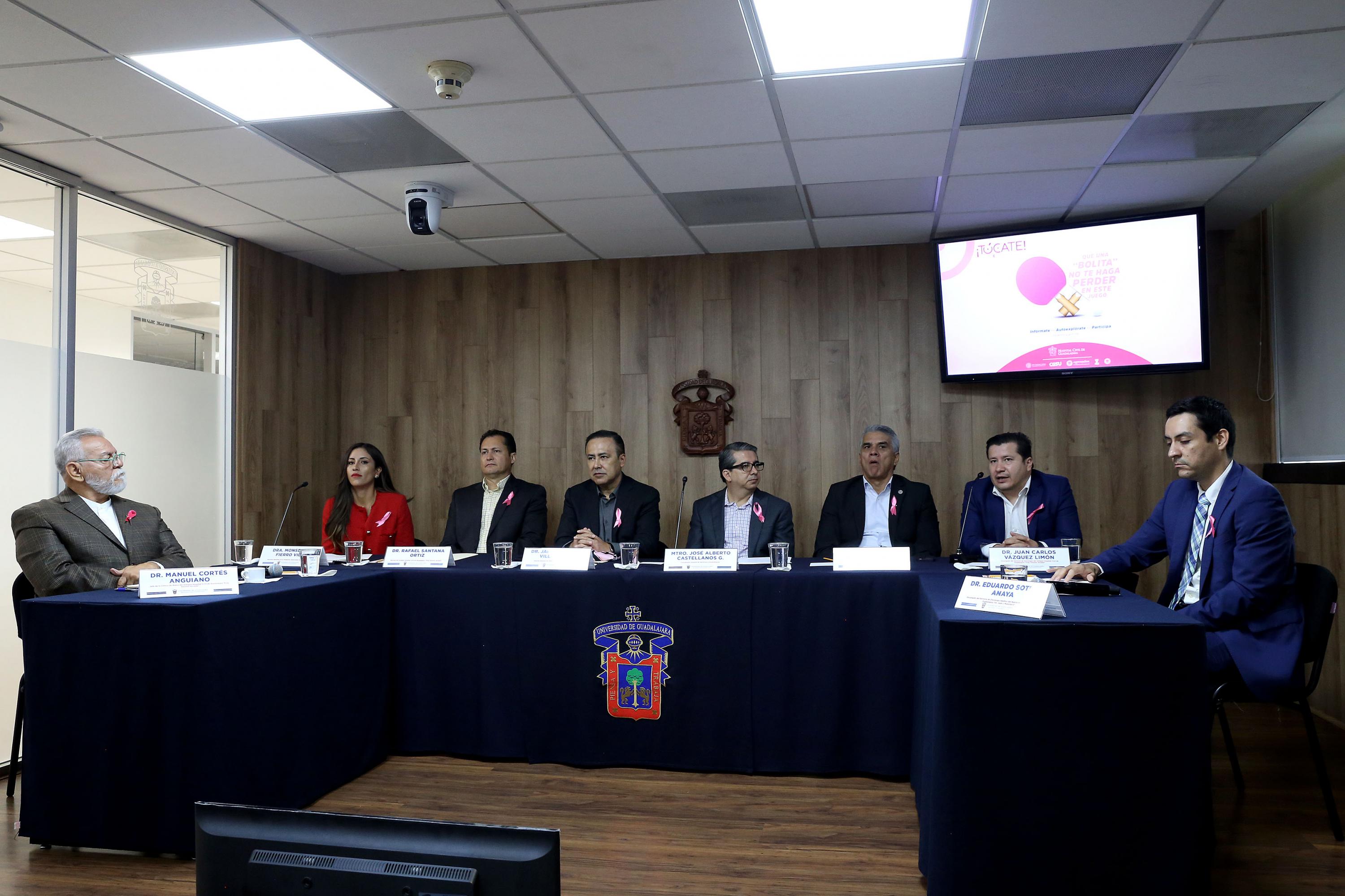 Autoridades del evento en rueda de prensa