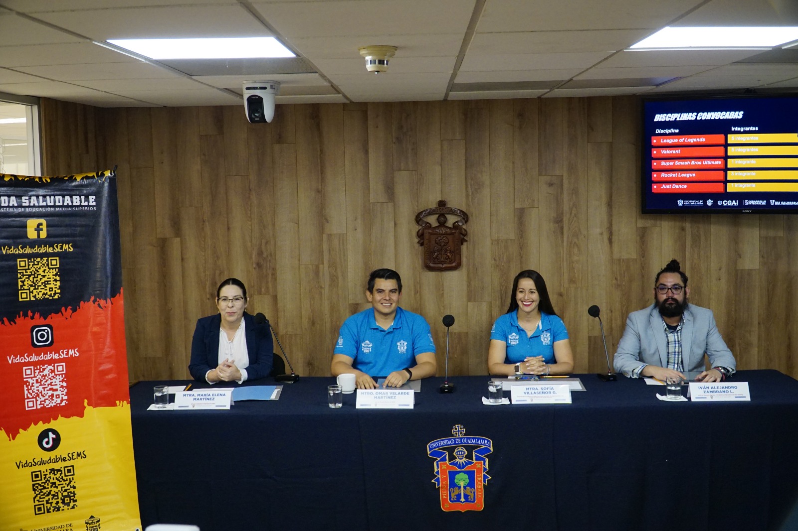 Autoridades del evento en rueda de prensa