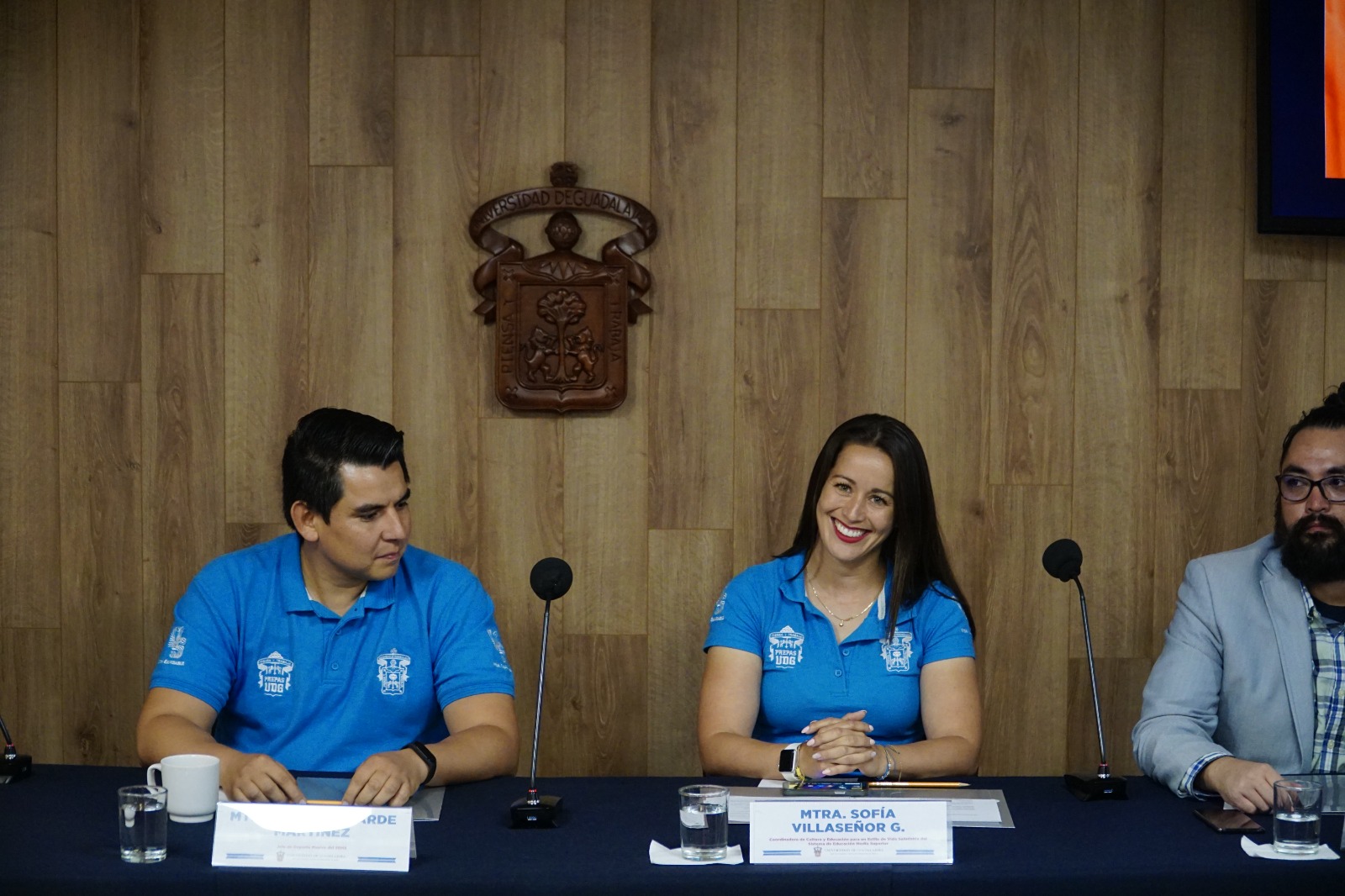 Autoridades del evento en rueda de prensa
