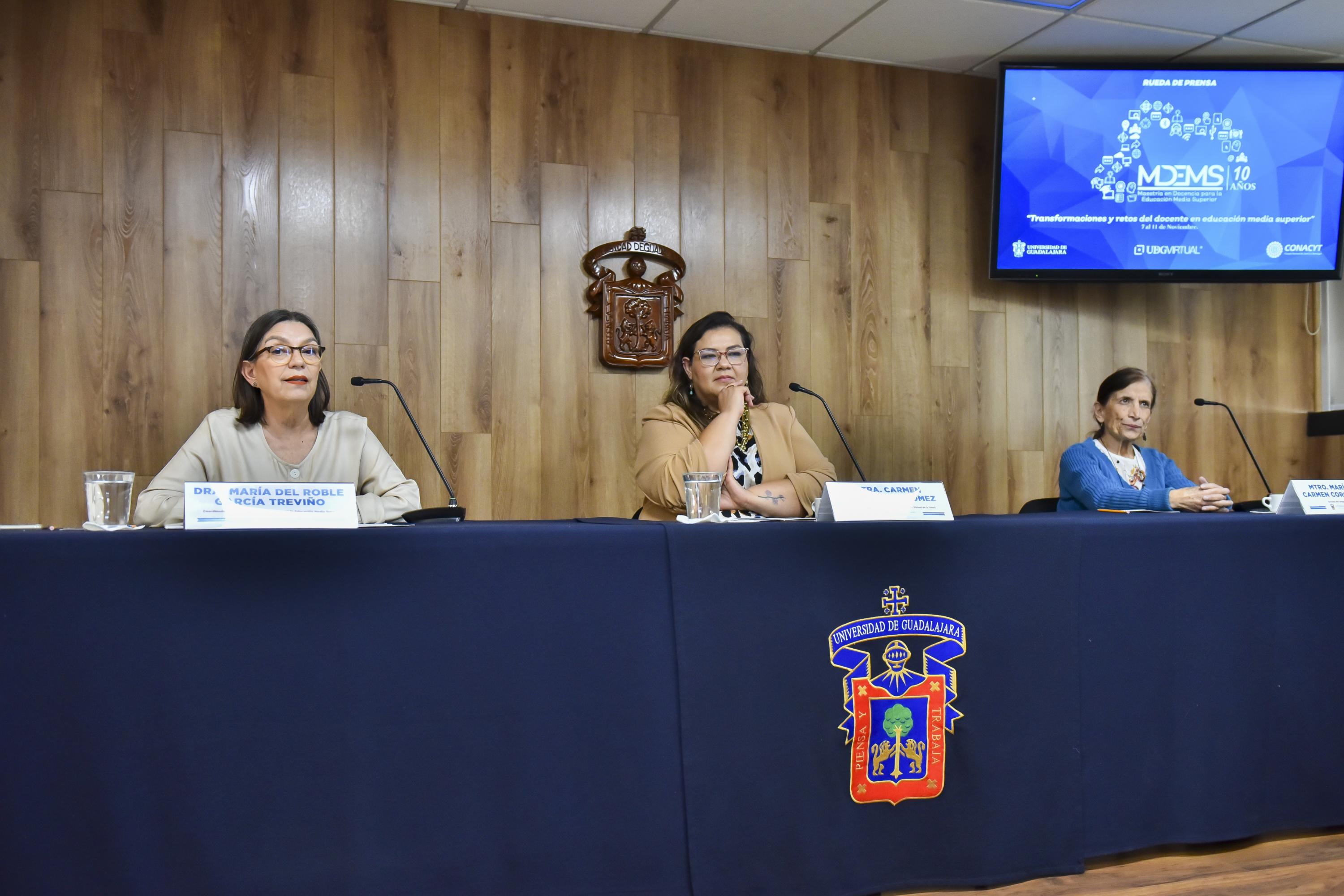 Autoridades del evento en rueda de prensa