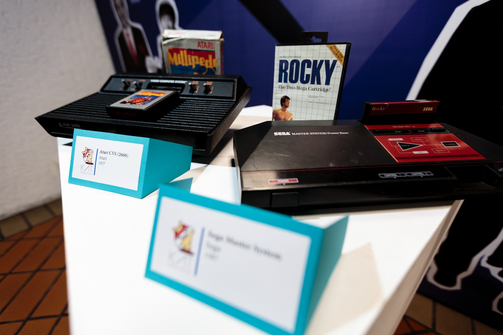 Consolas de videojuego en exhibición