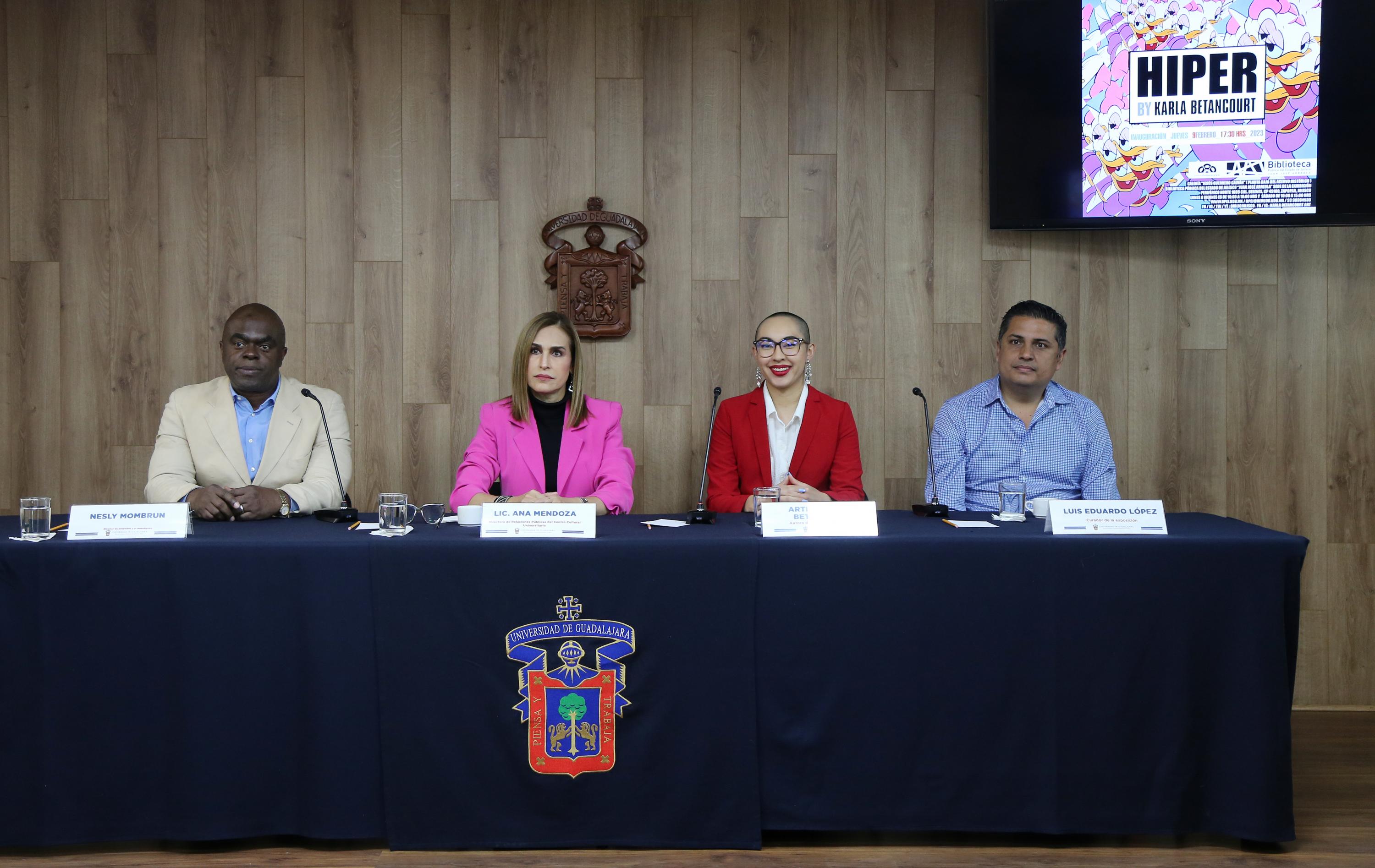 Autoridades del evento en rueda de prensa