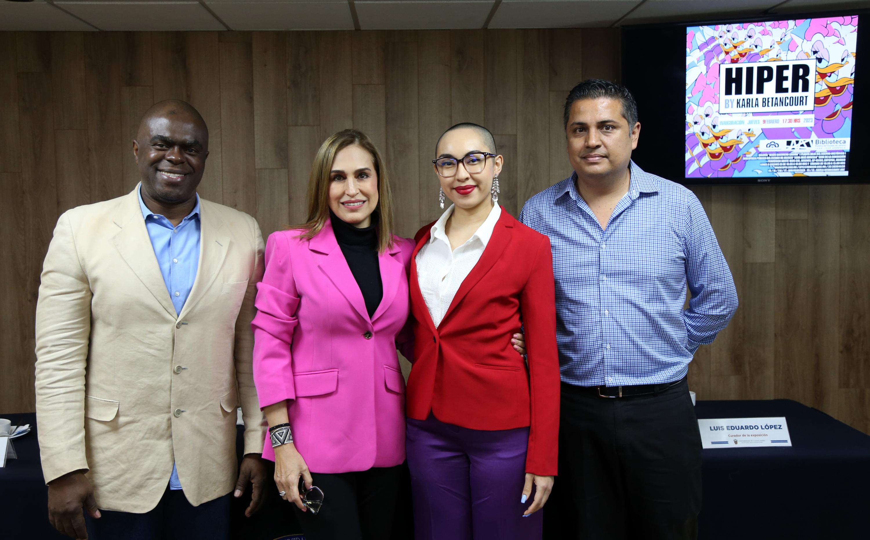 Autoridades del evento en rueda de prensa