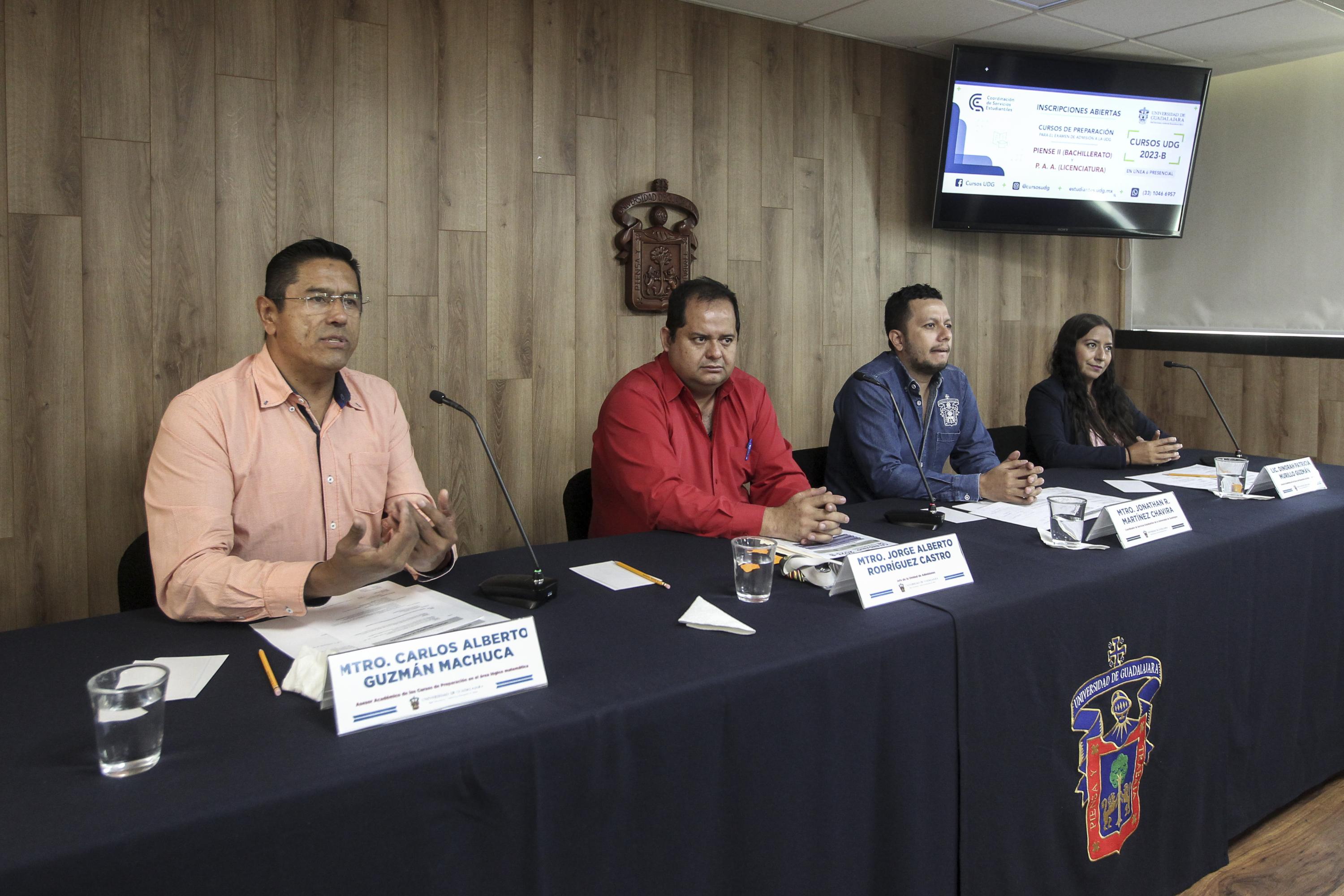 Autoridades del evento en rueda de prensa