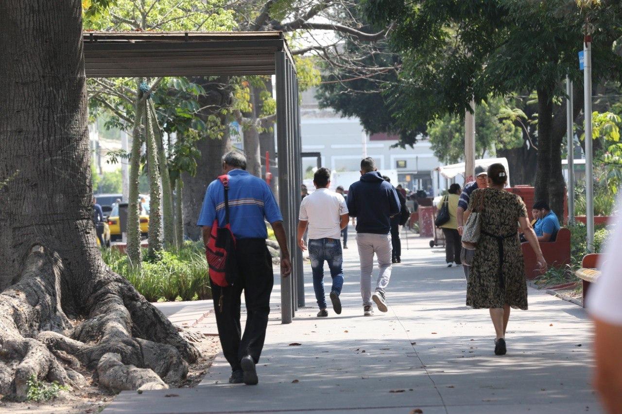 Grupo de personas que caminan