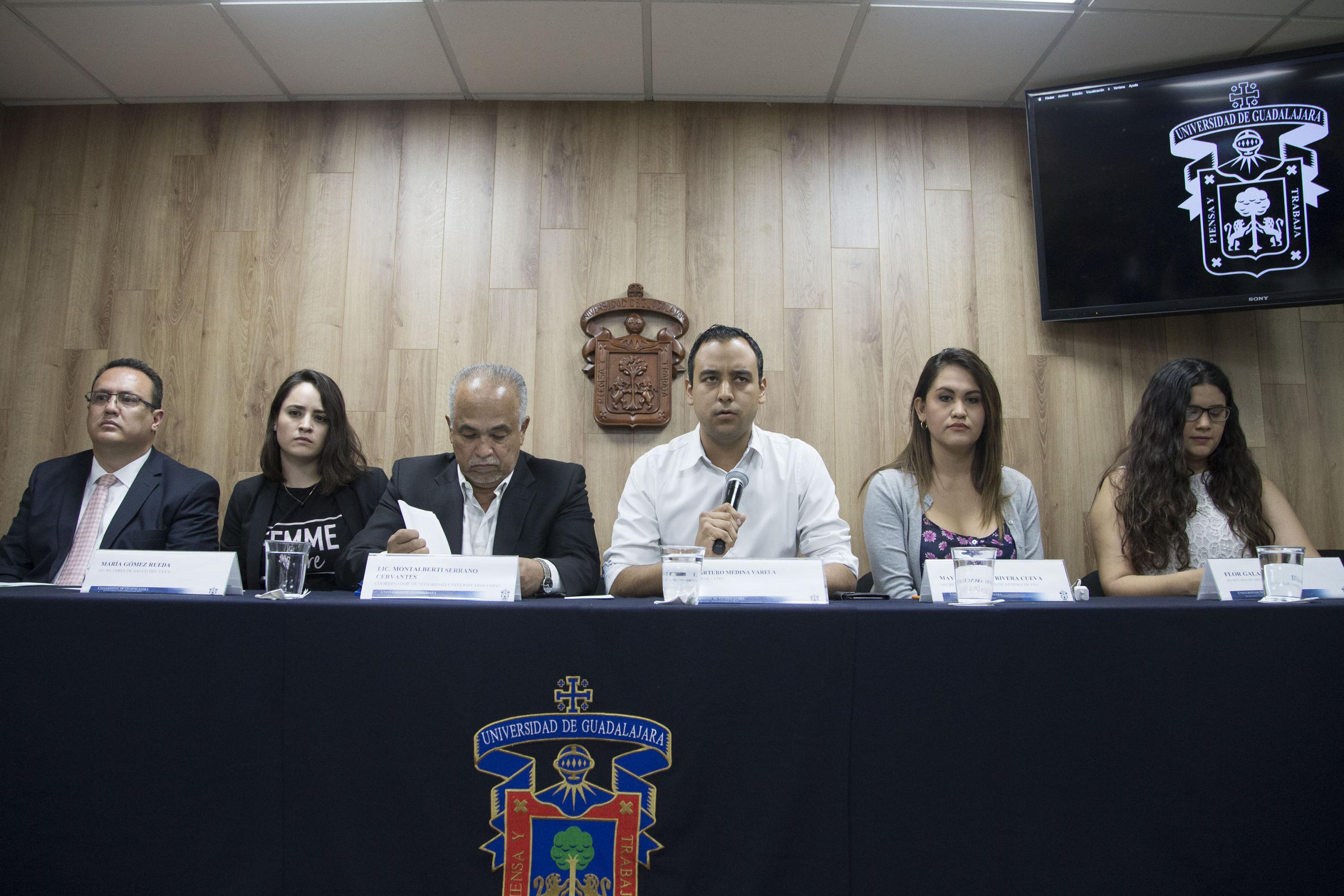 Integrantes de la mesa del presídium
