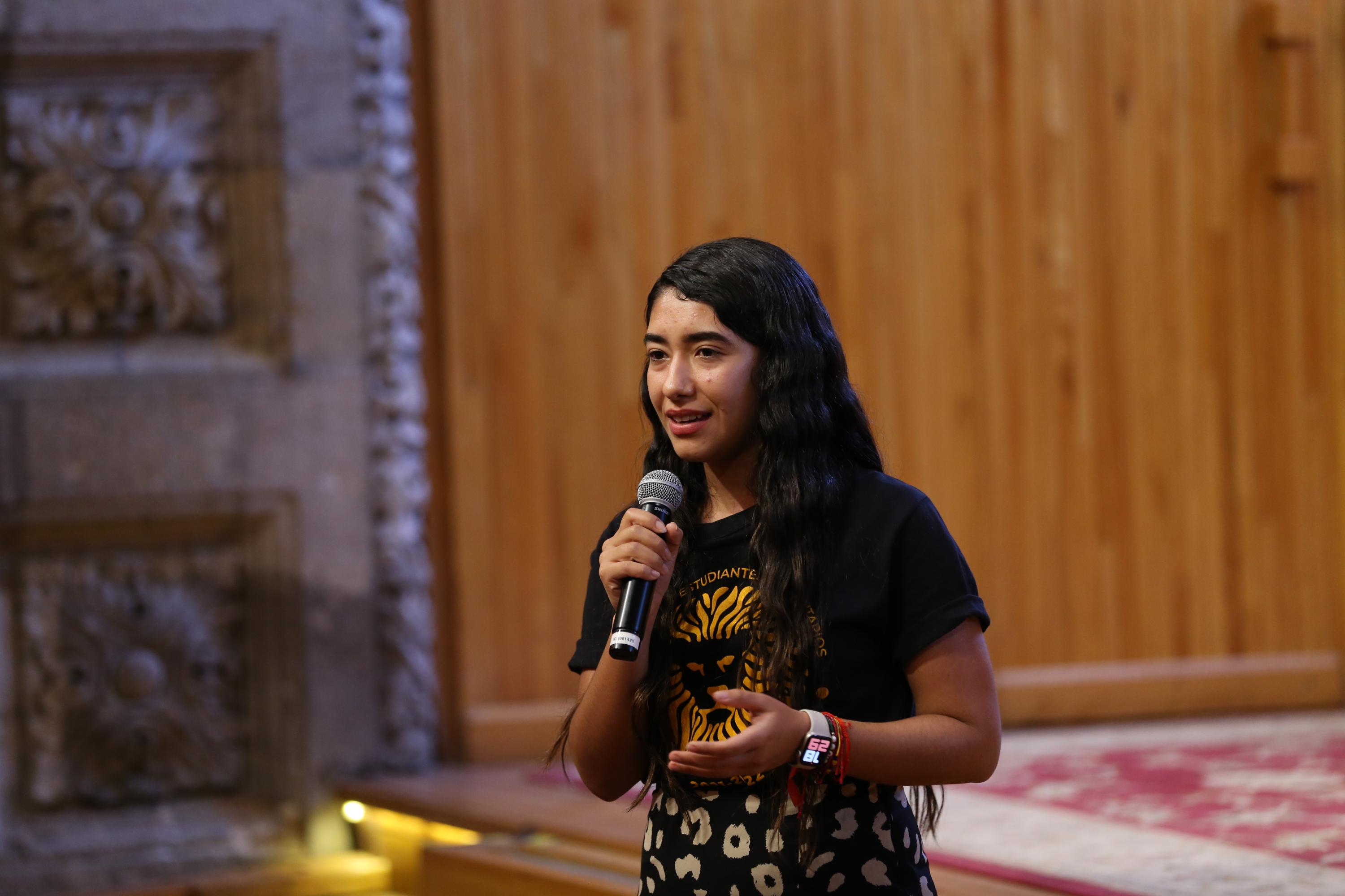 Zoé García presidenta de la Federación Estudiantil Universitaria