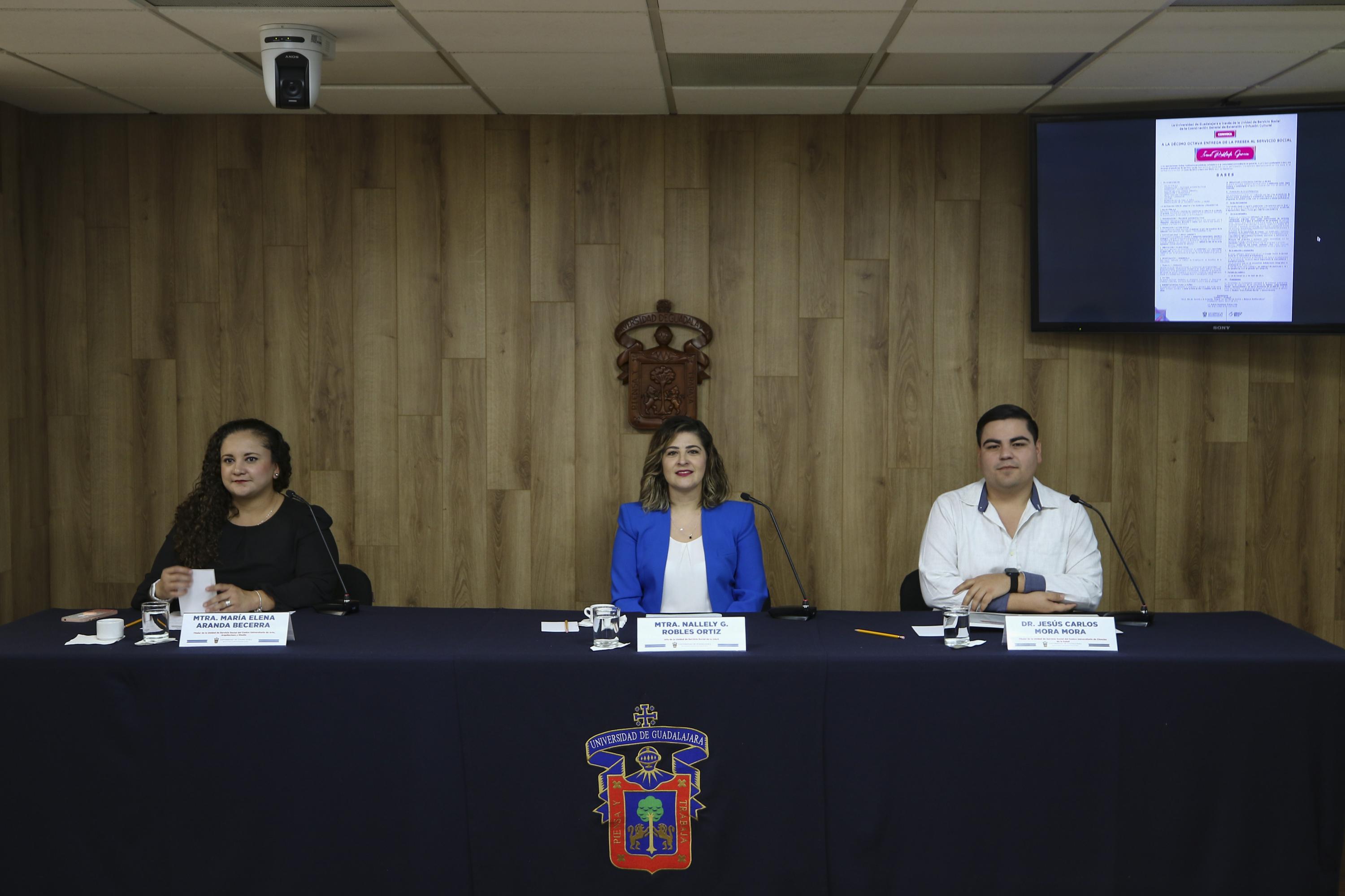Autoridades del evento en rueda de prensa