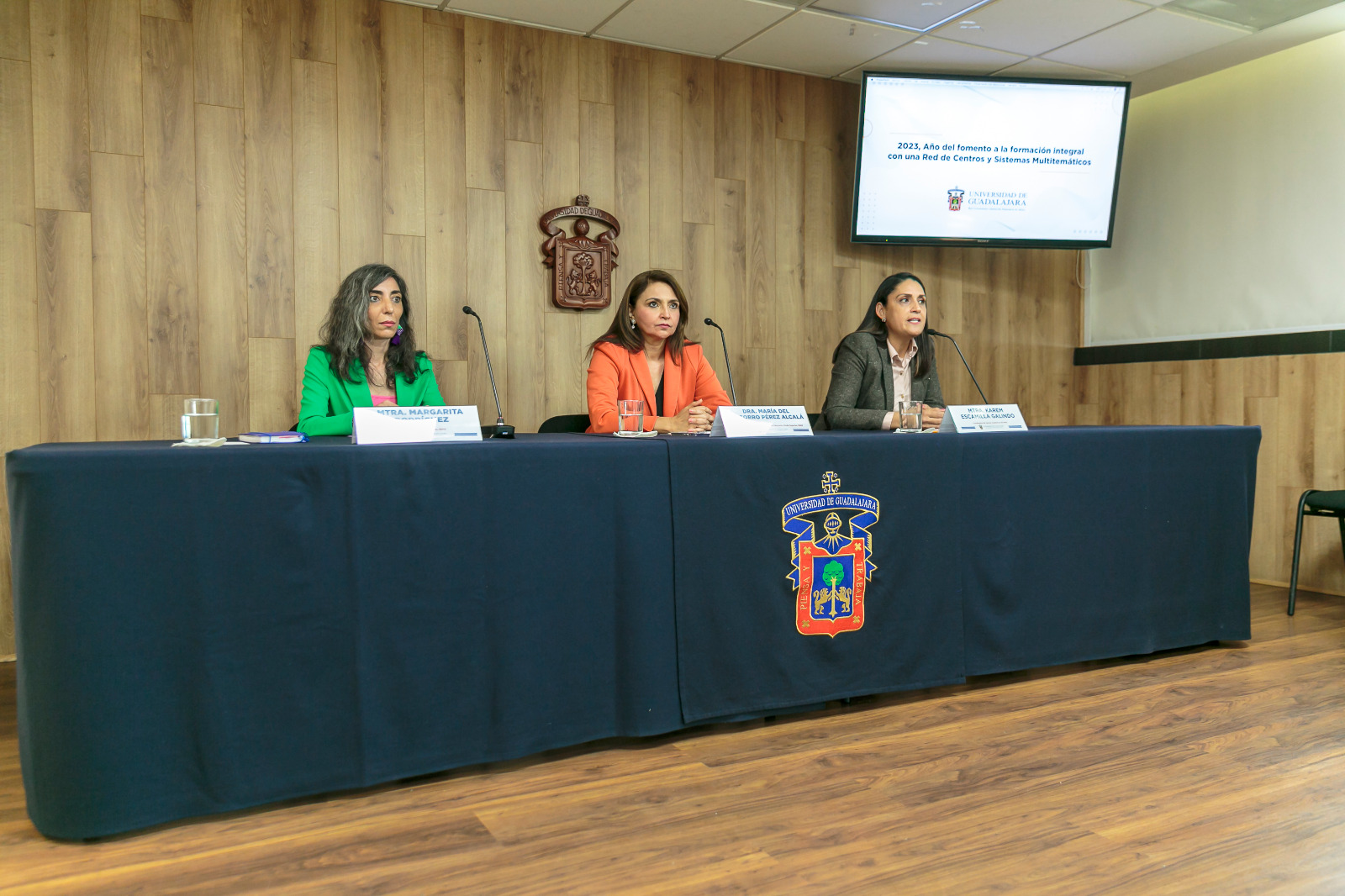 Autoridades del evento en rueda de prensa