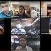 Captura de pantalla de participantes del evento virtual