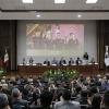 Integrantes del presidium en auditorio 