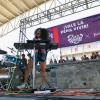 cantante mexicana Flor Amargo en escenario