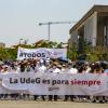 Participantes en contingente marchar por la autonomía y un presupuesto digno para la UdeG