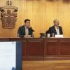 Integrantes del presidium en auditorio
