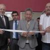 Autoridades del evento en instalaciones del plantel