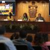Autoridades del evento en presidium