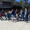 Alumnos en actividad fisica