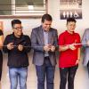 Corte del listón por autoridades del evento