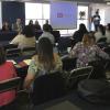 Docentes en auditorio