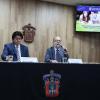 Autoridades en rueda de prensa