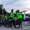 Participanates en rodada ciclista