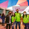 Grupo de alumnos que participan en modelos de emprendimiento innovadores en el plantel