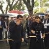 Autoridades del evento en corte del listón