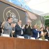 Autoridades del evento en presidium