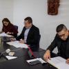 Autoridades del evento en sesión virtual