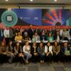 Autoridades del evento junto a participantes de la publicación