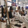 Alumnos en laboratorio