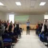Expositor en auditorio