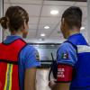 Integrantes de la unidad de protección civil del sems