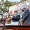Autoridades del evento en presídium