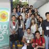 Grupo de alumnos participando en el Encuentro Filosófico 2017