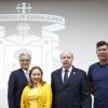 Director del SEMS acompañado del presidium inaugural de la capacitación