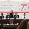 Autoridades del presidium en la inauguración de coloquio