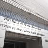 Entrada del edificio Valentín Gómez Farías