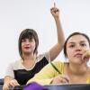 Alumnas en aula