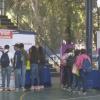 Alumnos en estand de Expo Profesiones