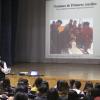 Conferencista en auditorio